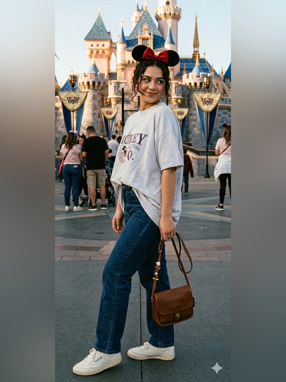 Vintage, Mickey & Co. jeans wear T-shirt size XL